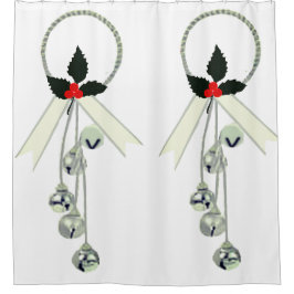 Rideau de douche Jingle Bells