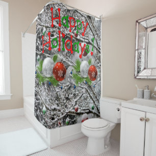 Rideau de douche Joyeux vacances
