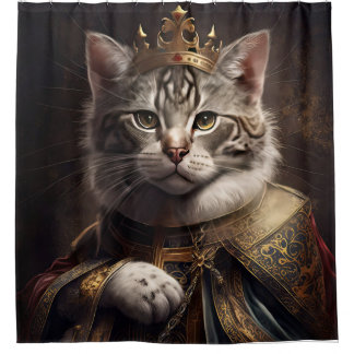 Rideau de douche King Cat