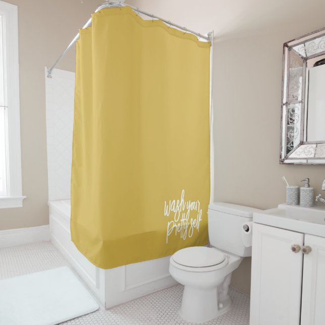 Rideau de douche Lavage Toi Joli (En situation)
