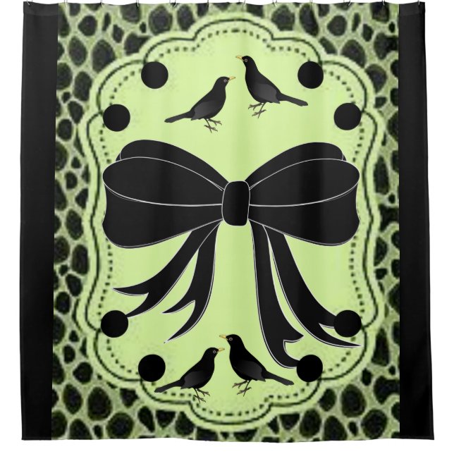 rideau de douche léopard (Devant)