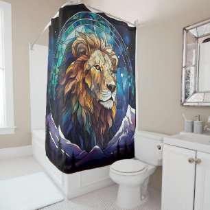 Rideau de douche Lion