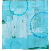 Rideau de douche "Lunar Bubbles"