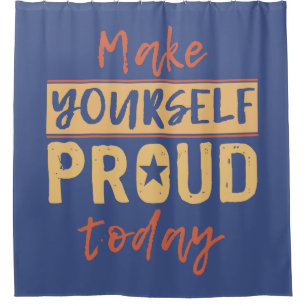 rideau de douche "Make Yourself-Fier"