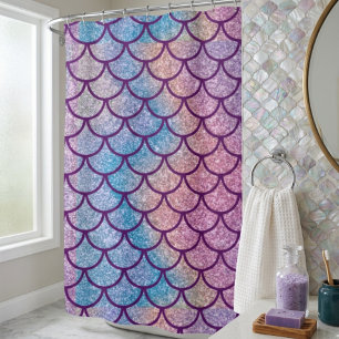 Rideau de douche Mermaid Shimmer Scale