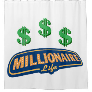Rideau de douche Millionaire