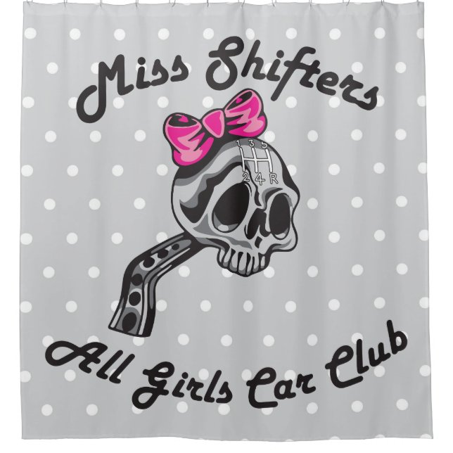 Rideau de douche Miss Shifters (Devant)