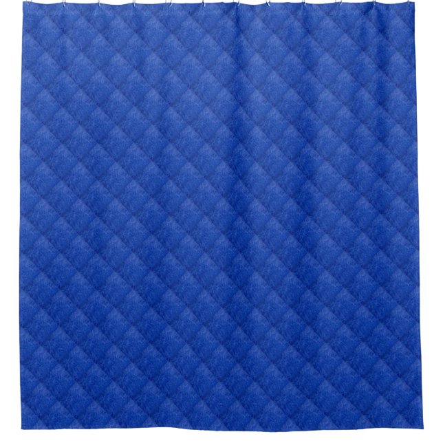 Rideau de douche Motif en Diamant Bleu (Devant)