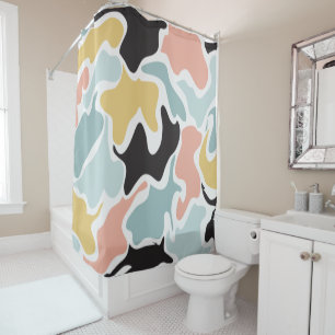Rideau de douche Motif irrégulier