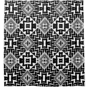 Rideau de douche Motif tribal Funky