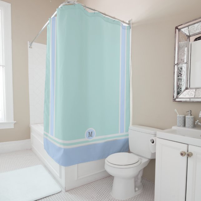 Rideau de douche Ocean Art Companion (En situation)
