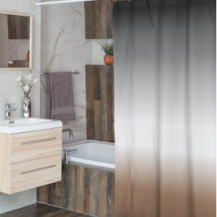 Rideau de douche Ombre Brown gris