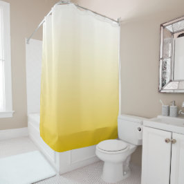 Rideau de douche Ombre jaune citron