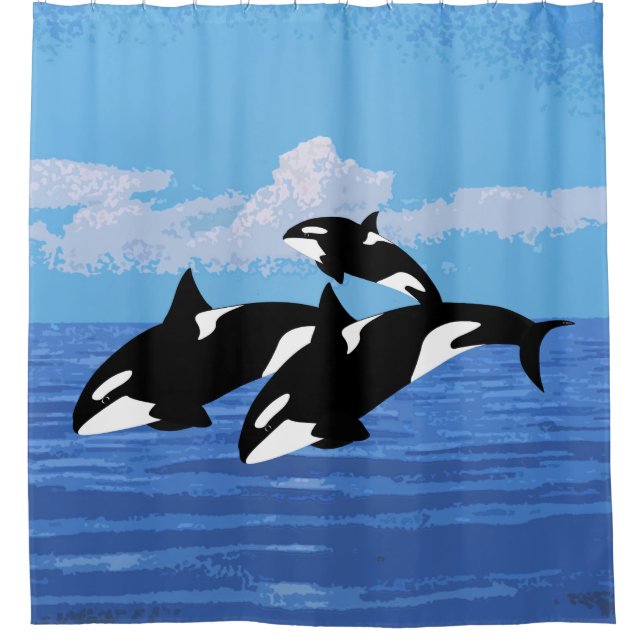 Rideau de douche Orcas (Devant)