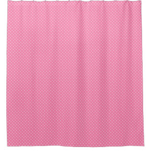 Rideau de douche Pois rose