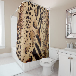 Rideau de douche Poster de animal Safari