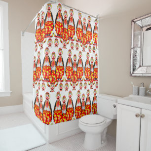 Rideau de douche pour enfants clown
