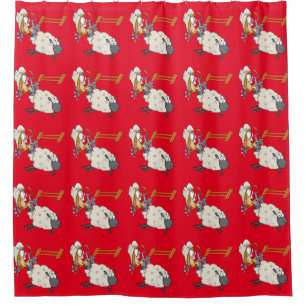 Rideau de douche pour enfants de Western Mutton Bu