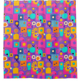 Rideau de douche Retro Vibes