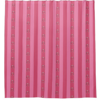 Rideau de douche Rose Mauve Dismal Y2K à motif Fer
