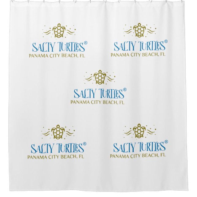 Rideau de douche Salty Turtles® (Devant)