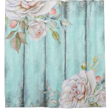 Rideau de douche Shabby Country Chic