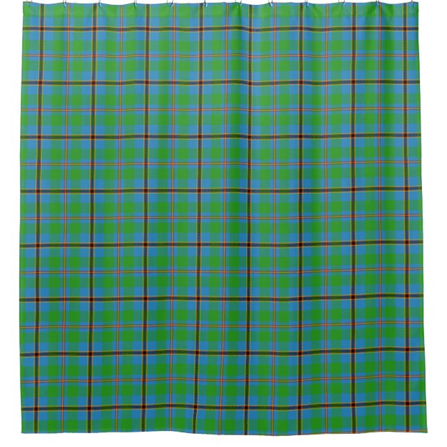 Rideau de douche Tartan en gazon (Devant)