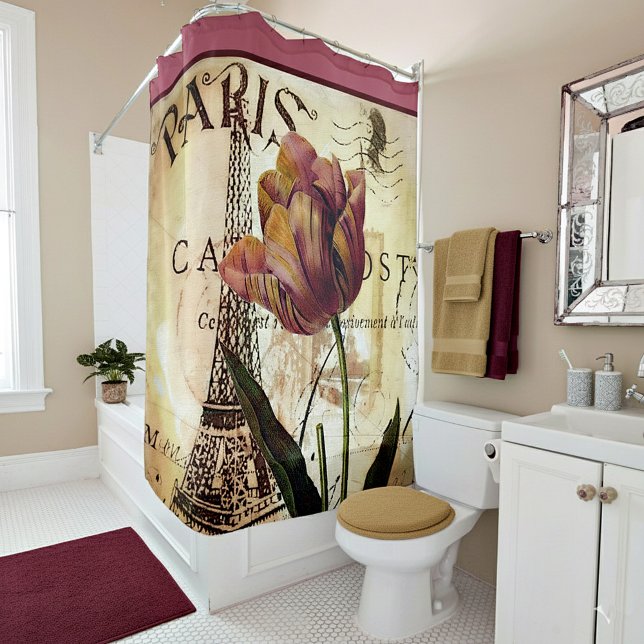 Rideau de douche Tulip Paris (Créateur téléchargé)