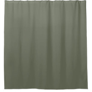 Rideau de douche vert mousse – Personnalisable