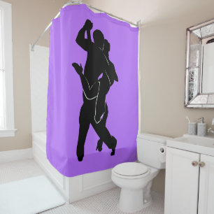 Rideau de douche violet Tanngo Danseur Votre coule