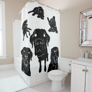 Rideau en douche