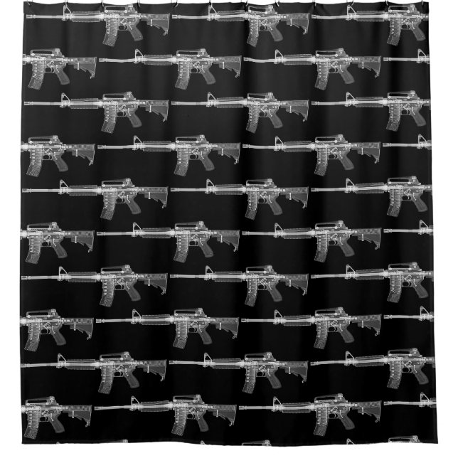 Rideau en douche AR-15 (Devant)