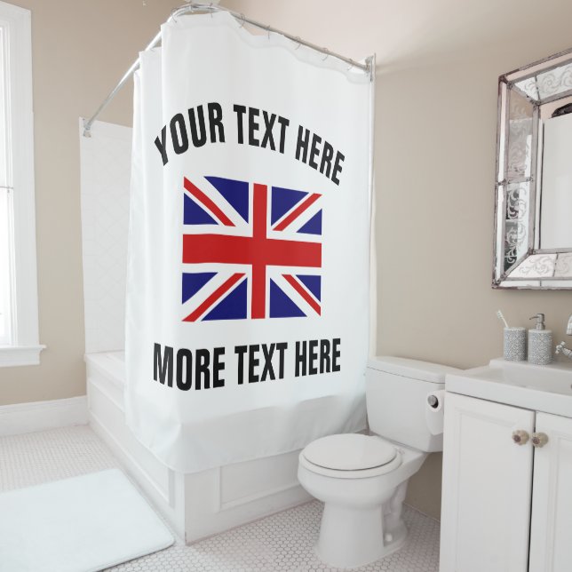 Rideau en douche britannique de salle de bains de (En situation)