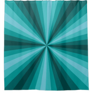 Rideau en douche d'Aqua d'illusion optique
