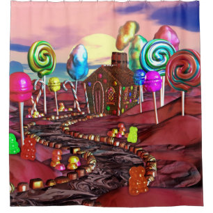 Rideau en douche de Candyland de chocolat