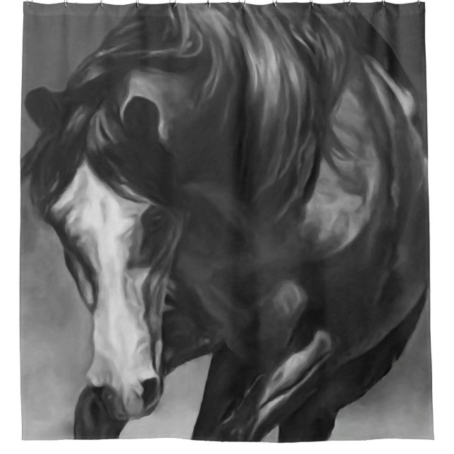 Rideau en douche de cheval de coupe (Devant)