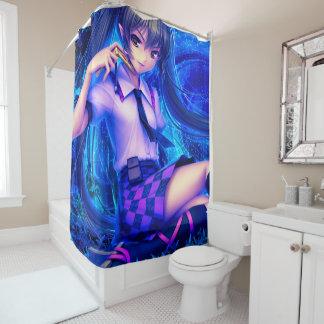 Rideau en douche de fille de vampire d'Anime