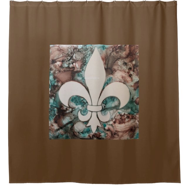 Rideau en douche de Fleur De Lis (Devant)