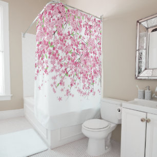 Rideau en douche de fleurs de cerisier