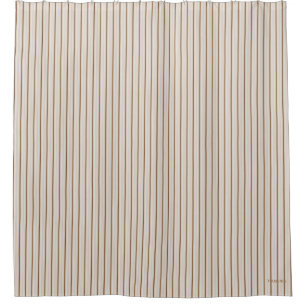 Rideau en douche de HAMbyWhiteGlove - rayure pâle