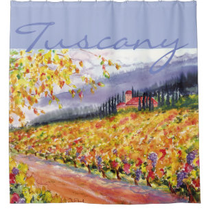 Rideau en douche de la Toscane