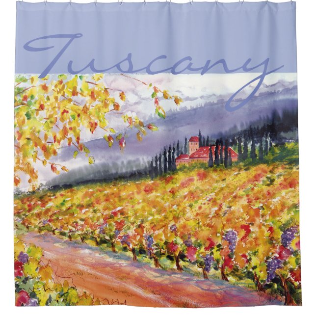 Rideau en douche de la Toscane (Devant)