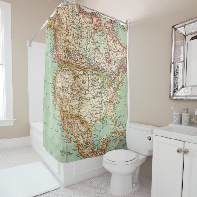 Rideau en douche de l'Amérique du Nord (En situation)