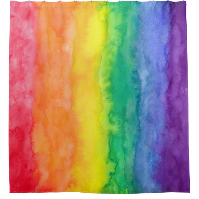 Rideau en douche de lavage d'arc-en-ciel (Devant)