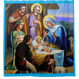 RIDEAU EN DOUCHE DE NATIVITÉ #1
