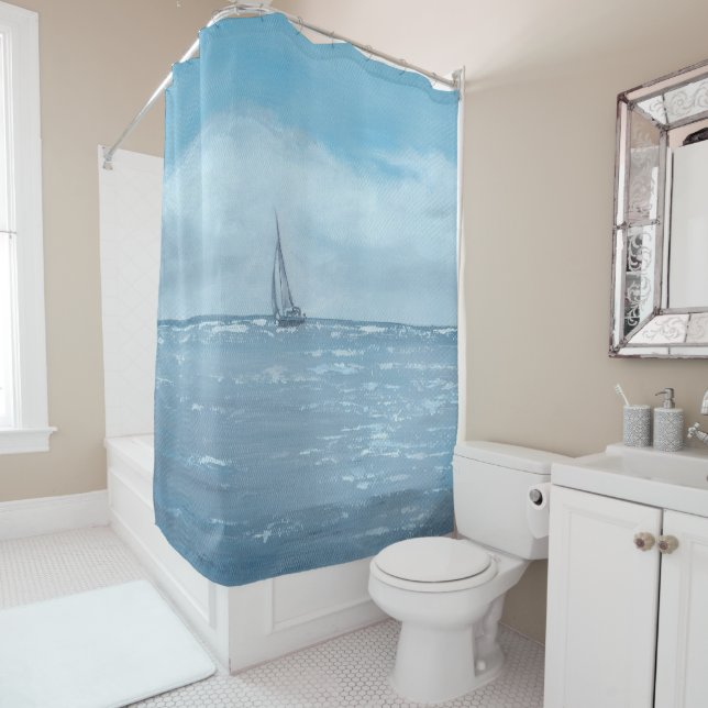 Rideau en douche de navigation de plage de Newport (En situation)
