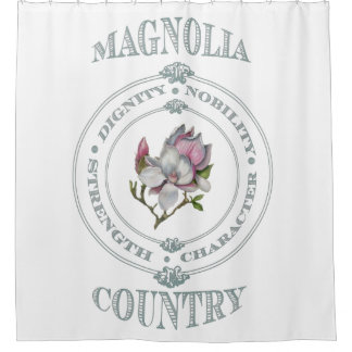 Rideau en douche de pays de magnolia
