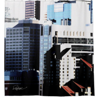 Rideau en douche de paysage urbain