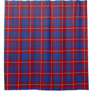 Rideau en douche de tartan de Hamilton