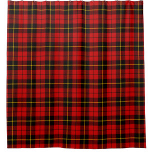 Rideau en douche de tartan de Wallace